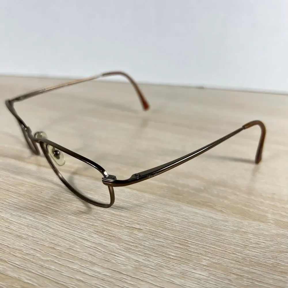 Ray-Ban RB6020 2505 Eyeglasses Brown Metal Flex Hinge 53-19-135